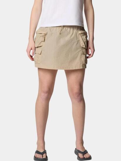 Jupe Short Respirante Columbia "Elevated View Cargo Skort" XL Beige
