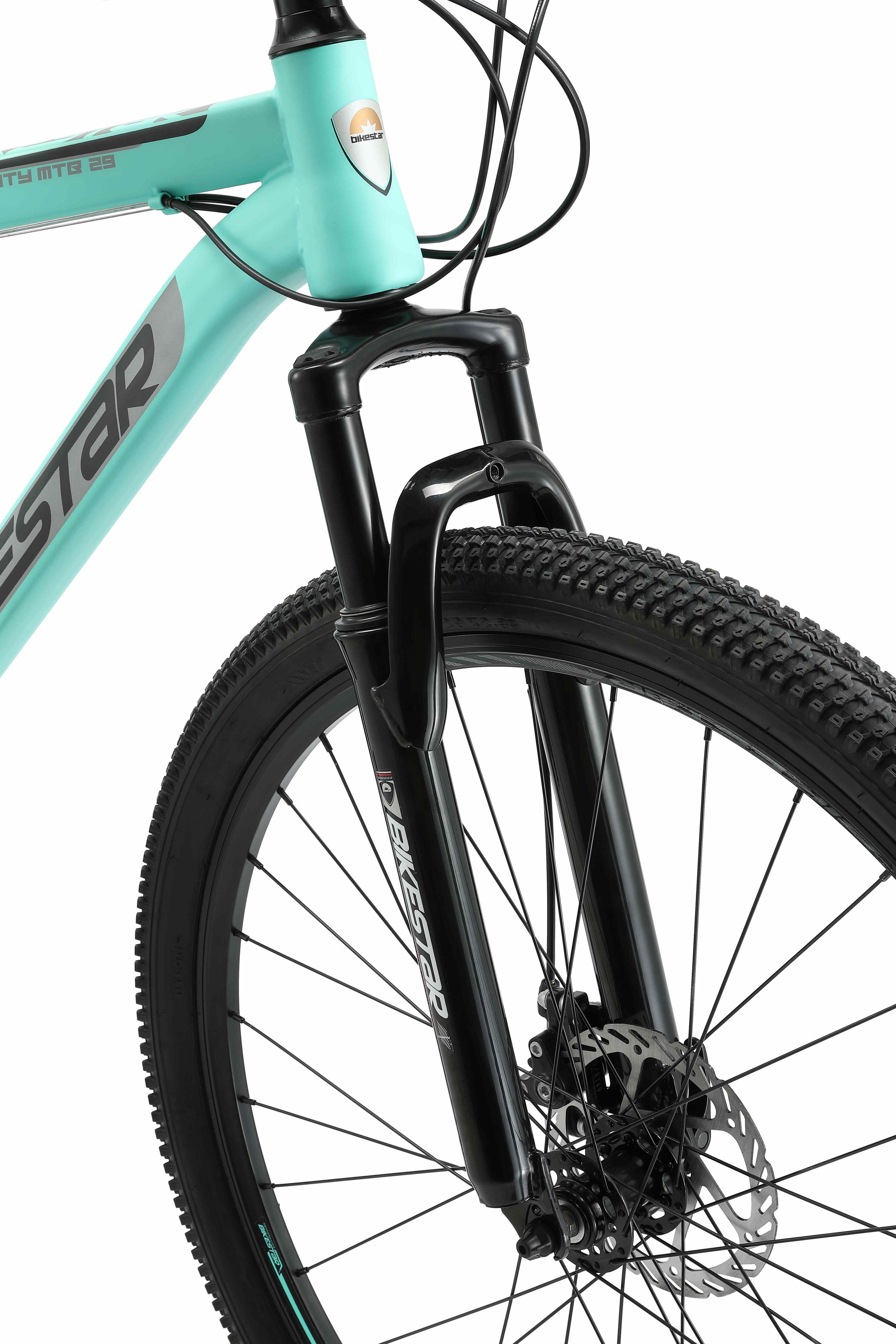 Bikestar Hardtail MTB Staal Medium 29 Inch 21 Speed Blauw 4/5