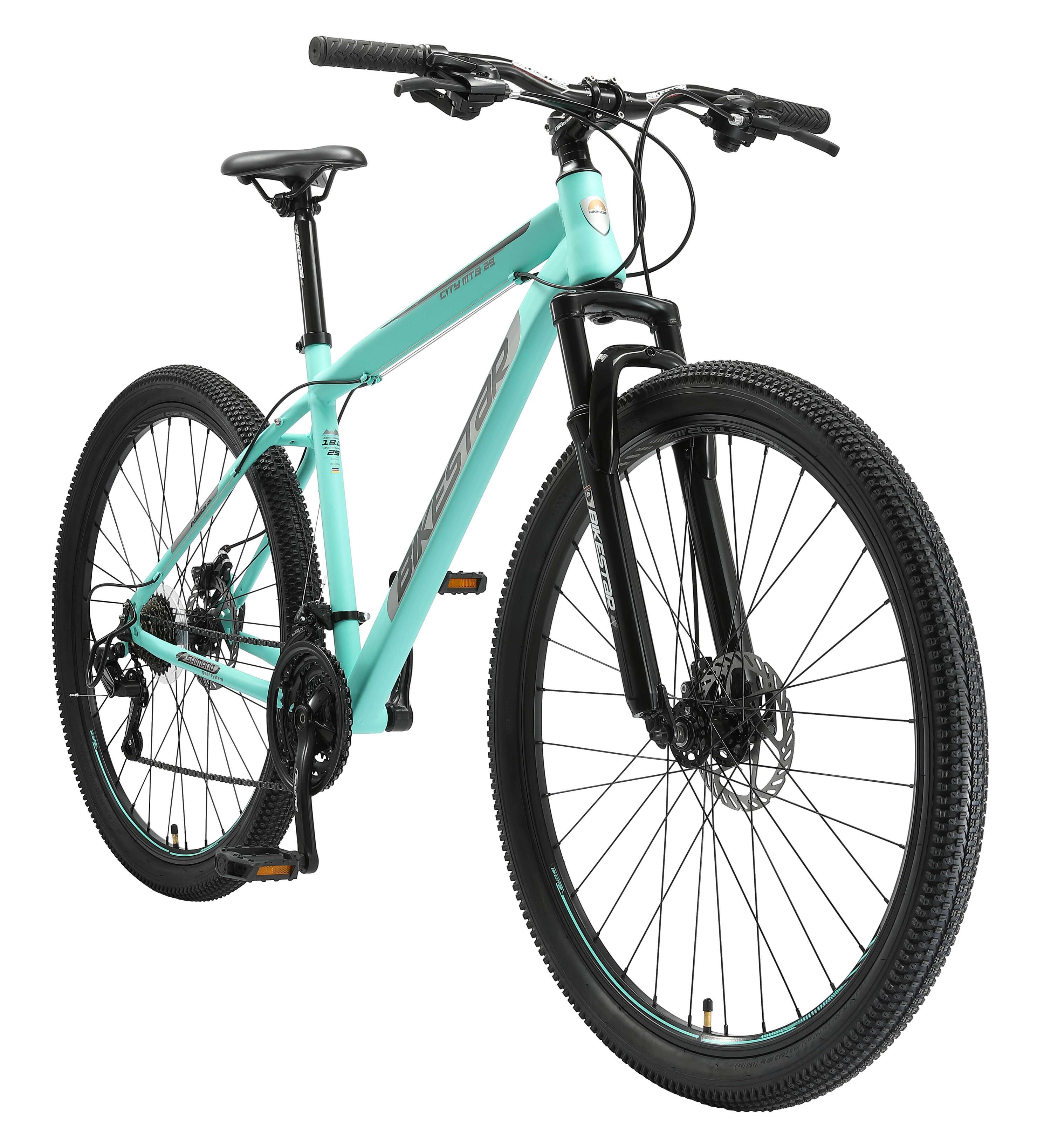 Bikestar Hardtail MTB Staal Medium 29 Inch 21 Speed Blauw 2/5