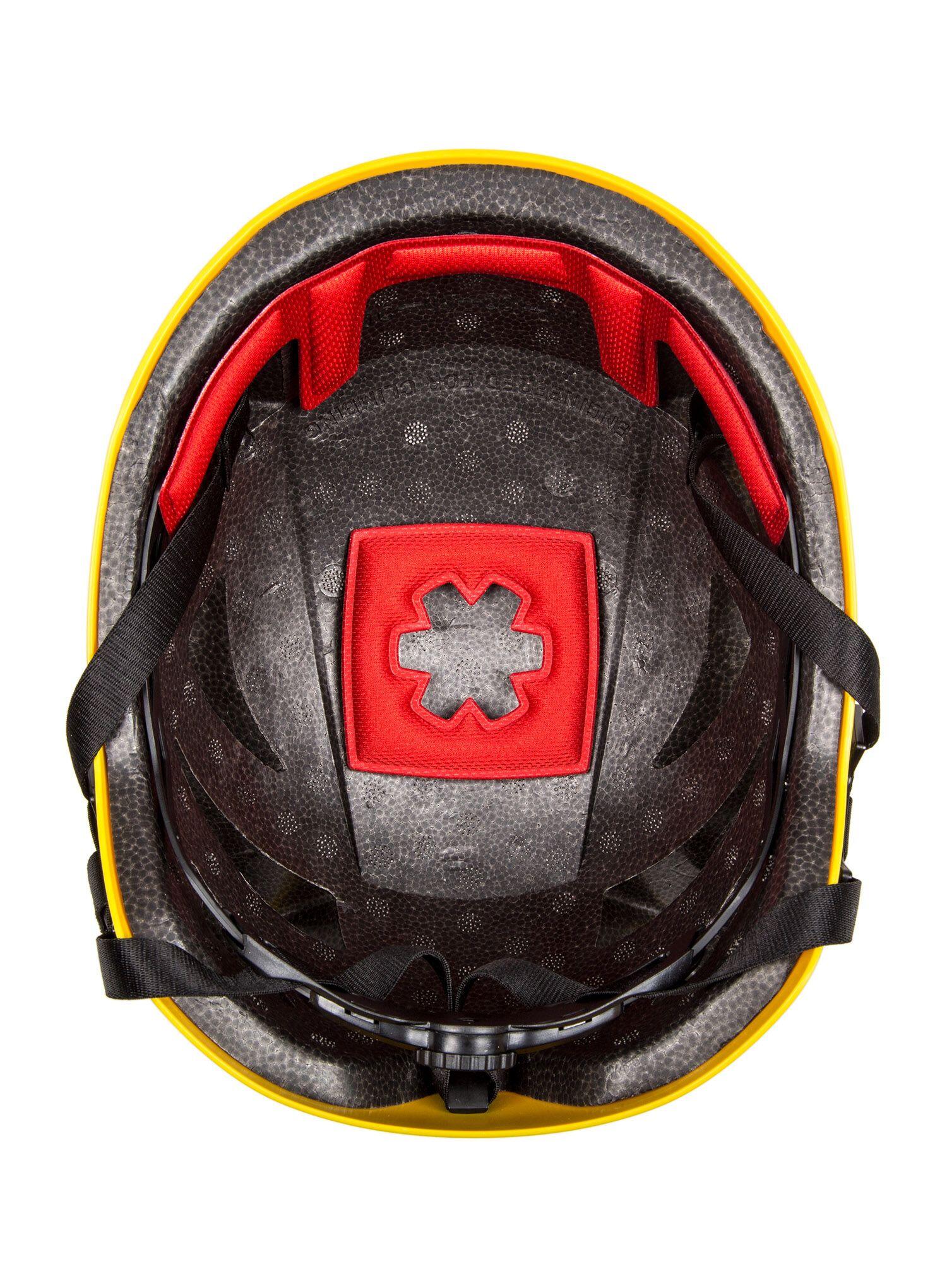 Casque escalade Ocún Shard jaune léger robuste ajustable 54-62 cm clips lampe 4/4