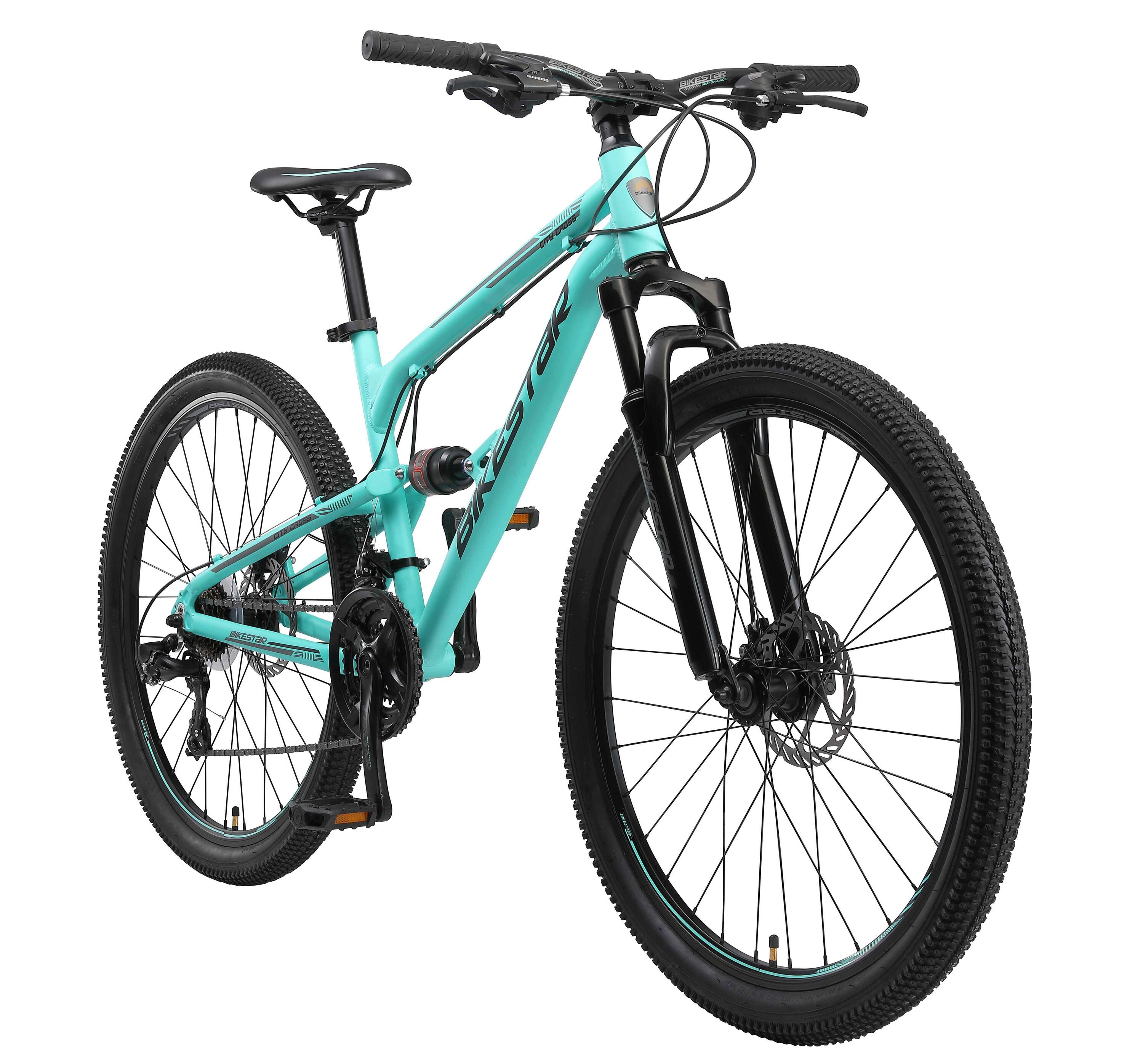 VTT 27.5" aluminium, tout suspendu, 21 vitesses, frein à disque 2/5