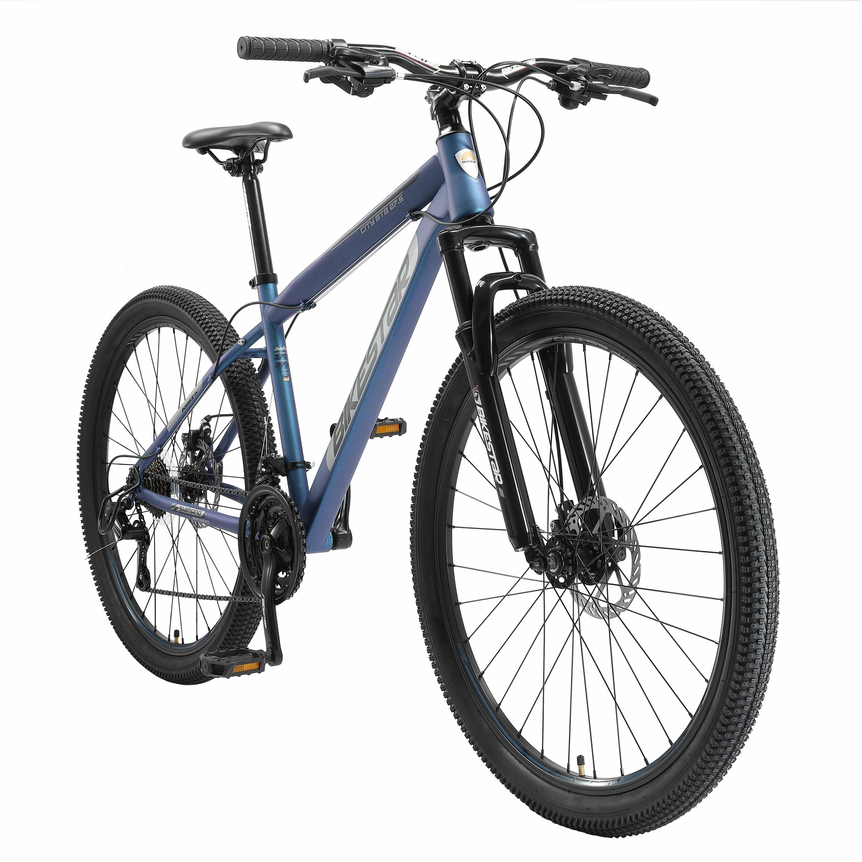 MTB Bicicleta de montaña 27.5", hardtail, 21 marchas, frenos de disco 2/6