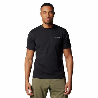 T-shirt Columbia con tecnologia traspirante nero