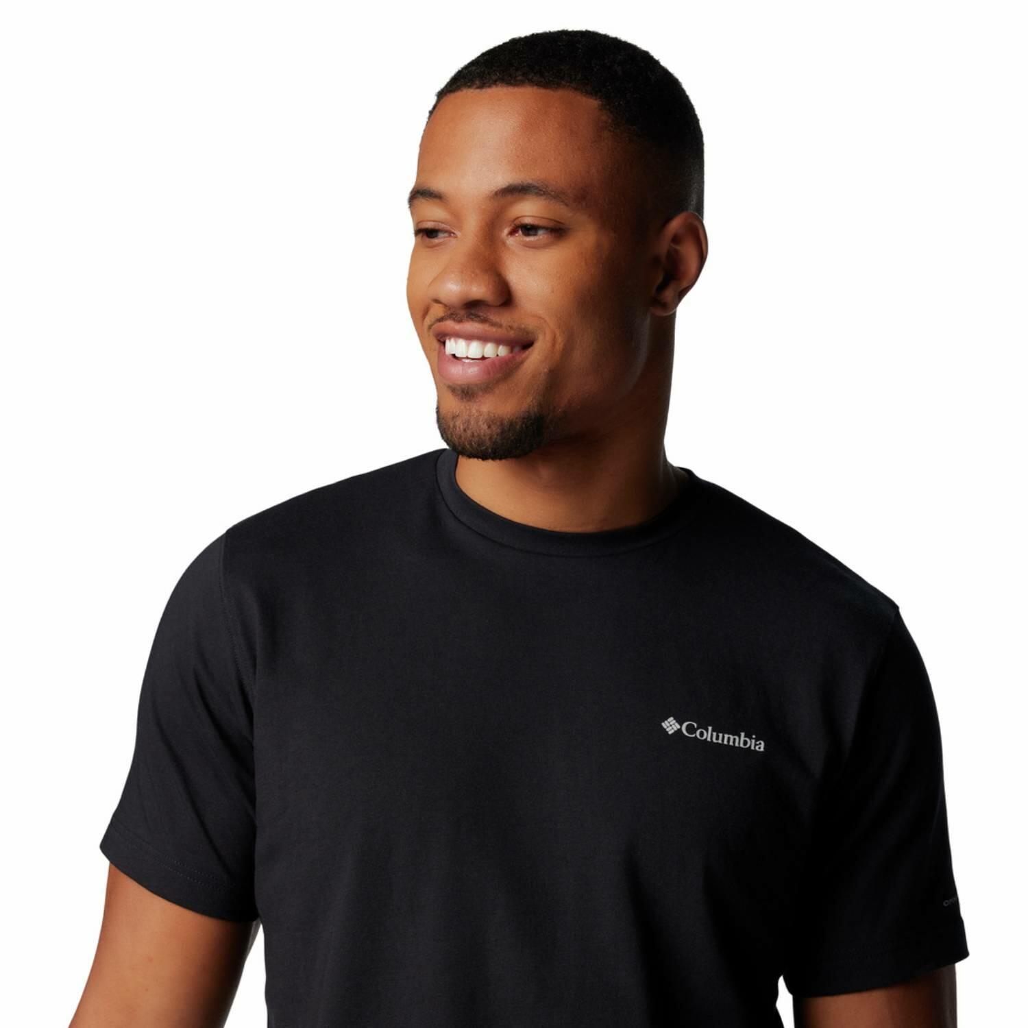 T-shirt Columbia con tecnologia traspirante nero 4/5