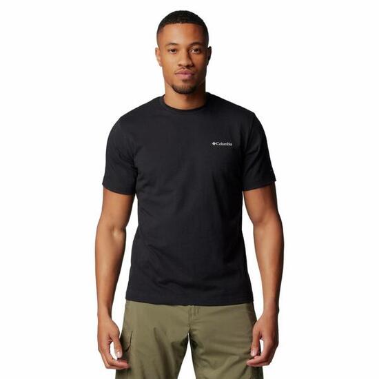 T-shirt Columbia con tecnologia traspirante nero