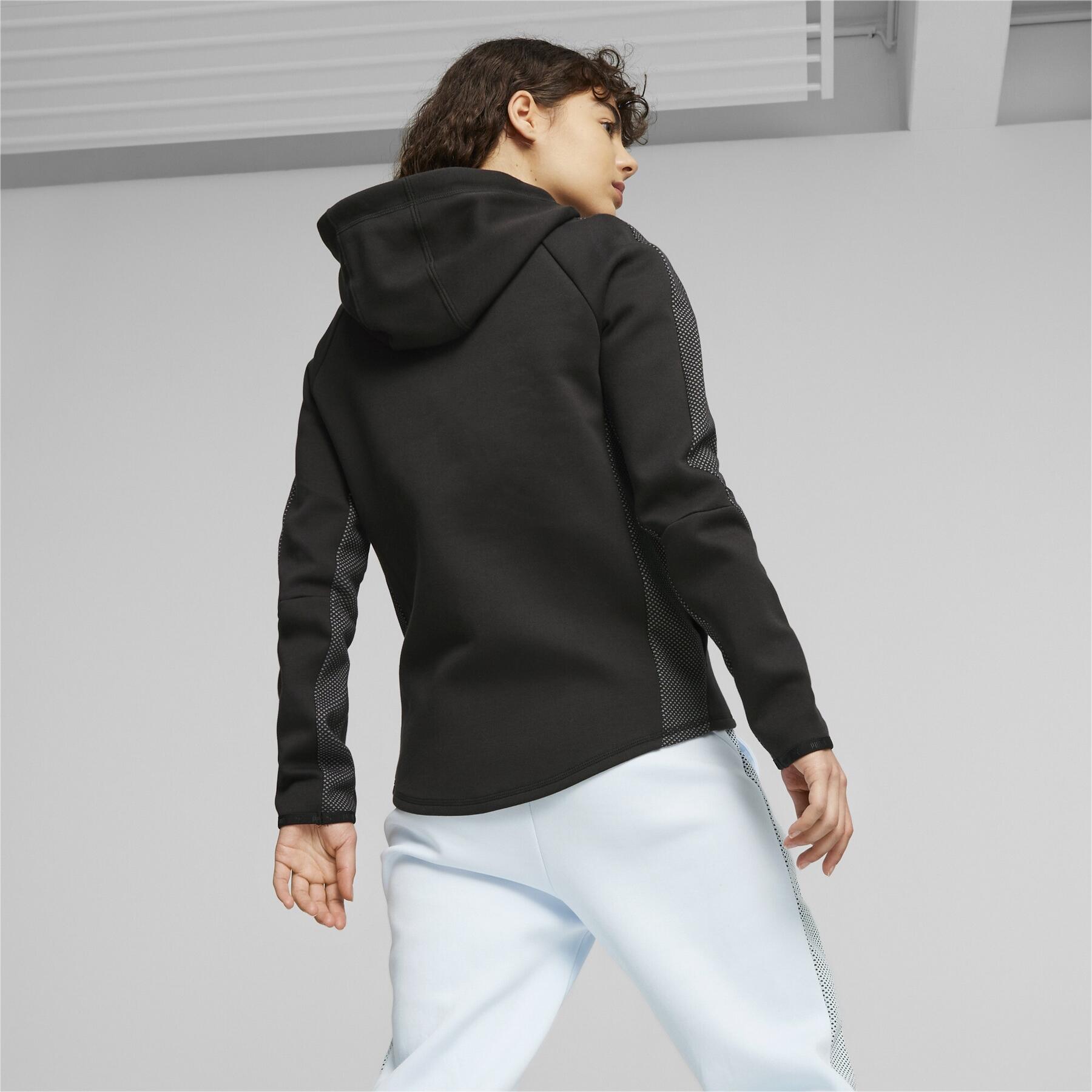Hoodie zippé EVOSTRIPE Femme PUMA Black 7/7