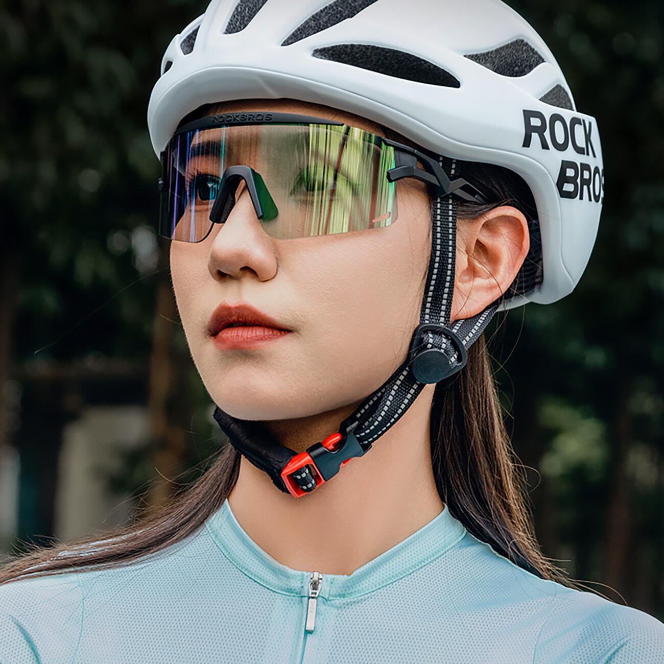 Rockbros fotochromische fietsbril, met UV-bescherming en correctie-inzetstuk 3/6