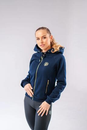 Josie Sweat Équitation Femme Marine M Chaud