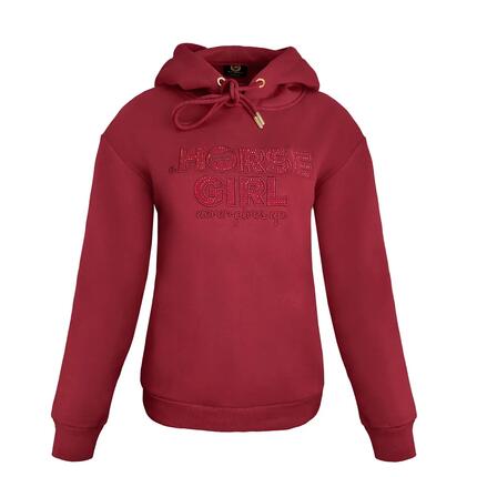 Horse Girl Sweat Équitation Femme Rose XS
