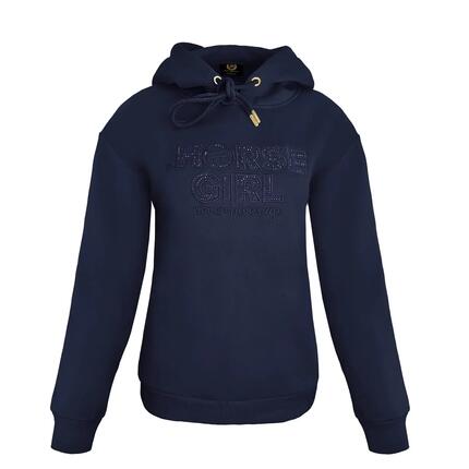 Horse Girl Sweat Équitation Femme Rose XS