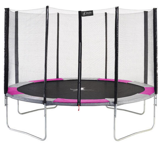 RALLI Pink Trampolin Ø360 mit Sicherheitsnetz