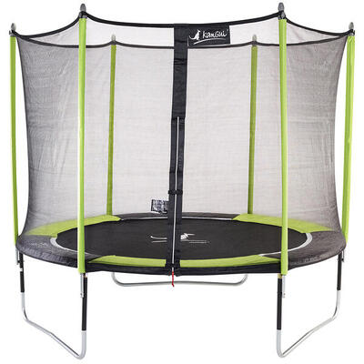Jumpi Trampolin Grün/Schwarz 300