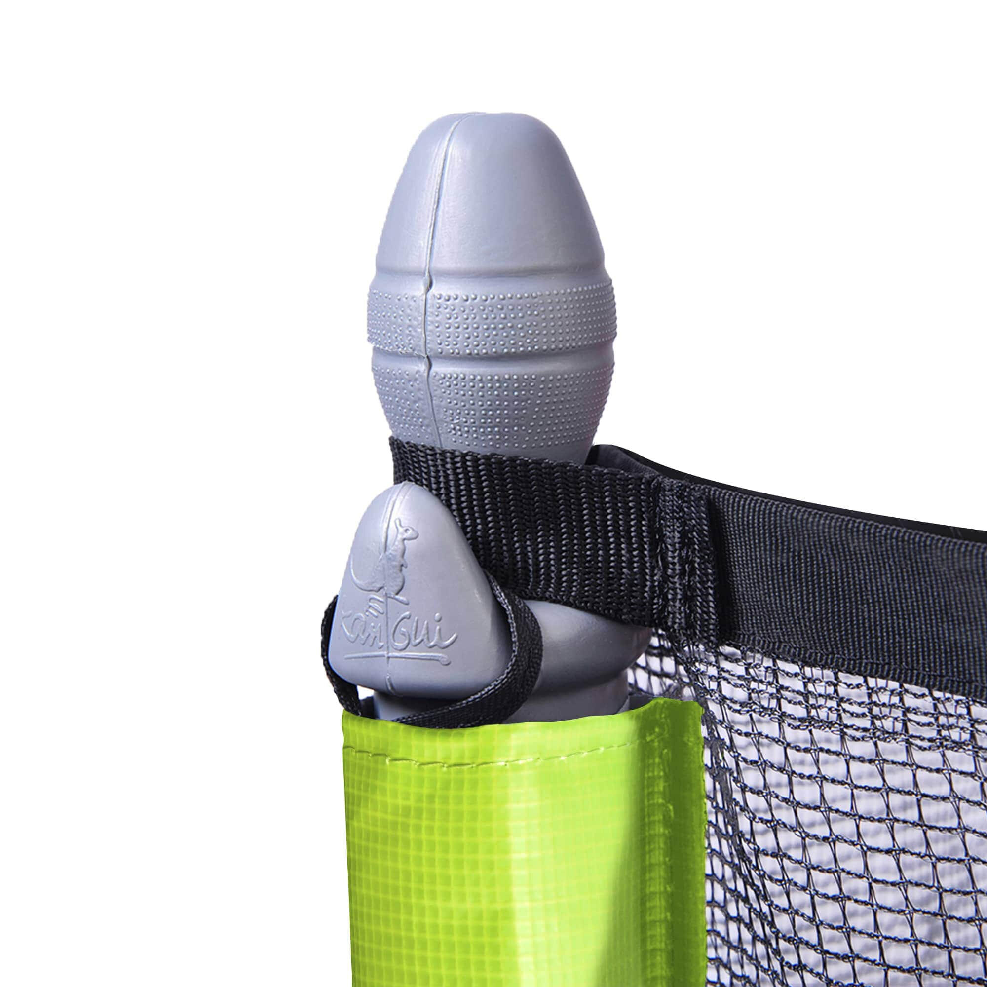 Trampoline De Jardin 365 Cm + Filet De Sécurité + échelle + Kit D Ancrage Jumpi Vert Noir 360 Kangui 6682692c20808cf3d7136ad2