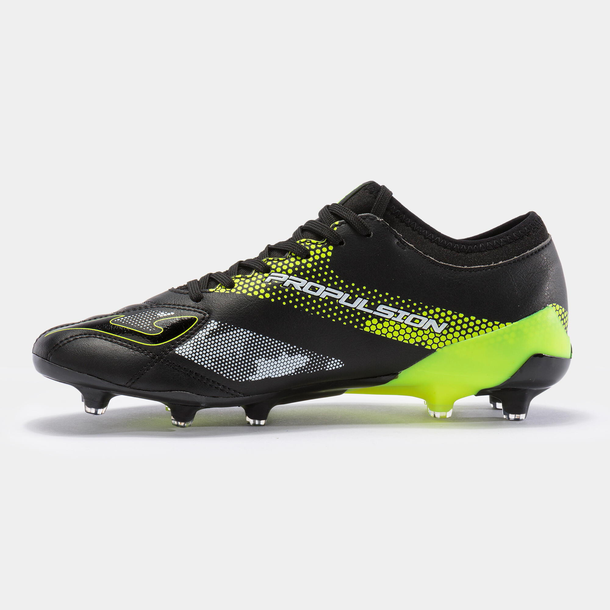 Chaussures football Adulte Joma Propulsion cup 21 fg noir jaune fluo 2/5