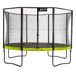 Trampoline de jardin 365 cm + filet de sécurité | PUNCHI Vert 360
