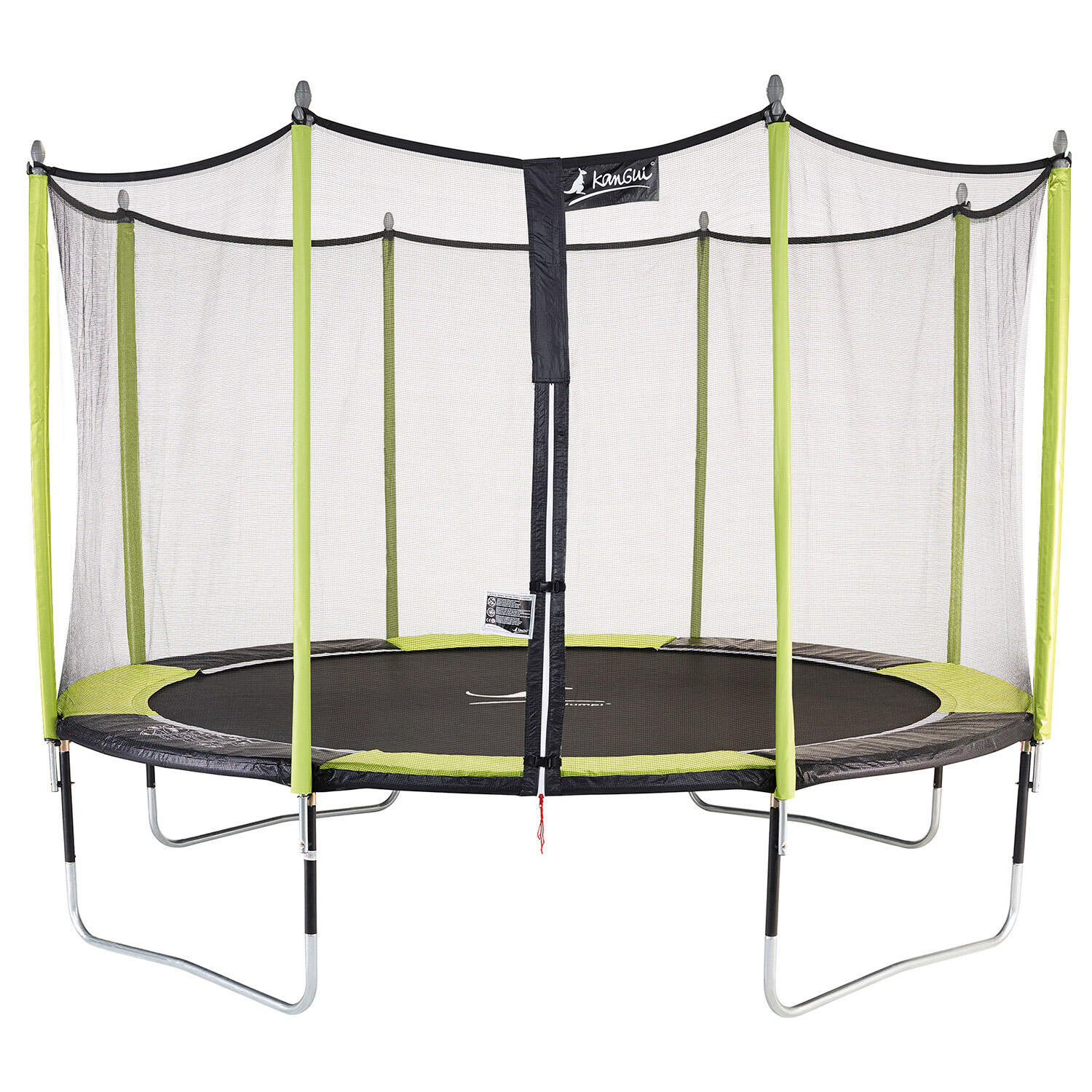Kangui - Trampoline De Jardin 426 Cm + Filet De Sécurité  Jumpi Vert/noir 430 - Trampoline - Vert - Decathlon