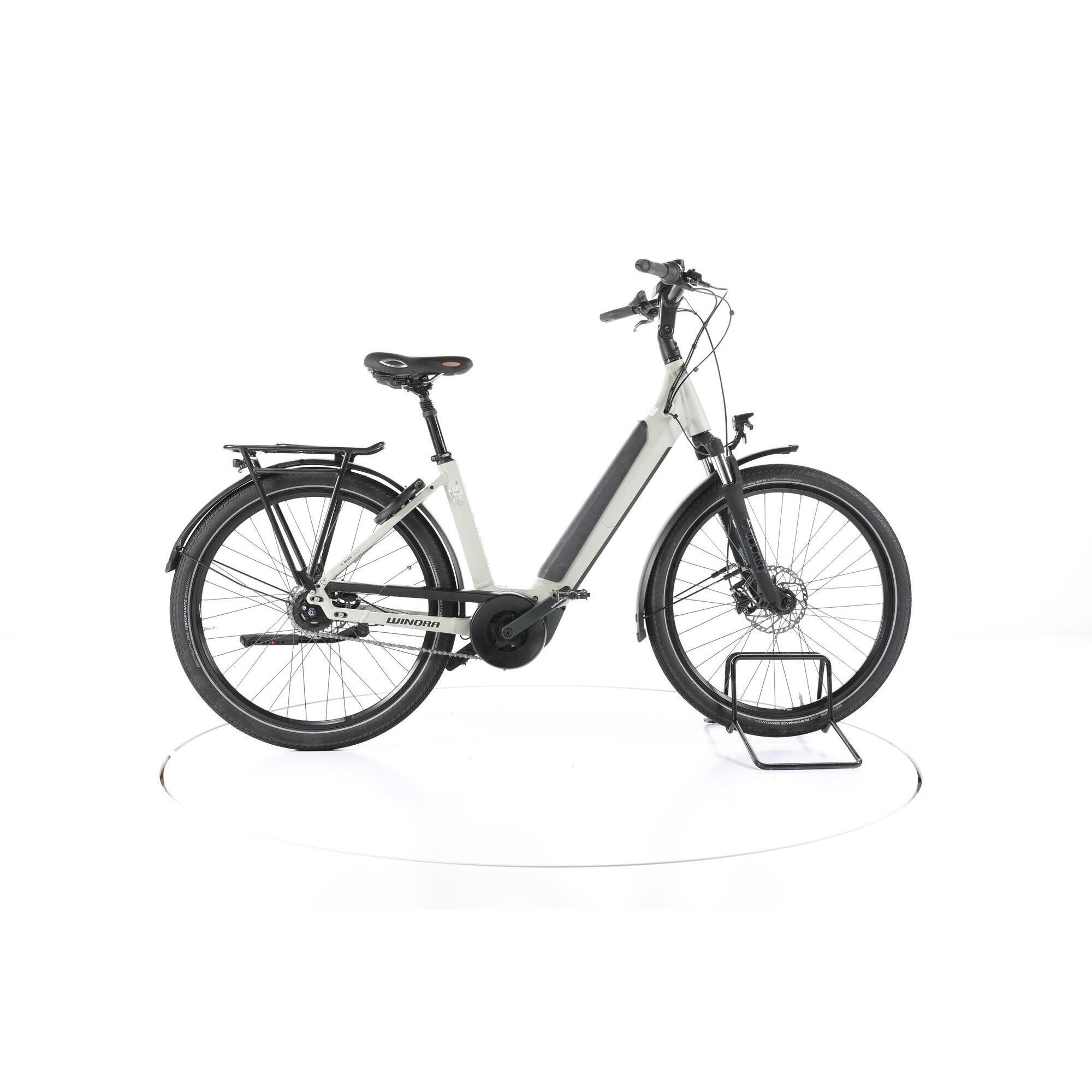 Second Life - Winora Sinus N5 eco City E-Bike Lage instap 2022 - Stan dobry