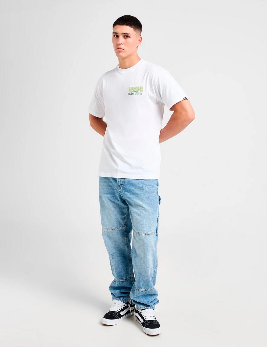 T-shirt pour homme Vans Shop front ss Blanc 6/7