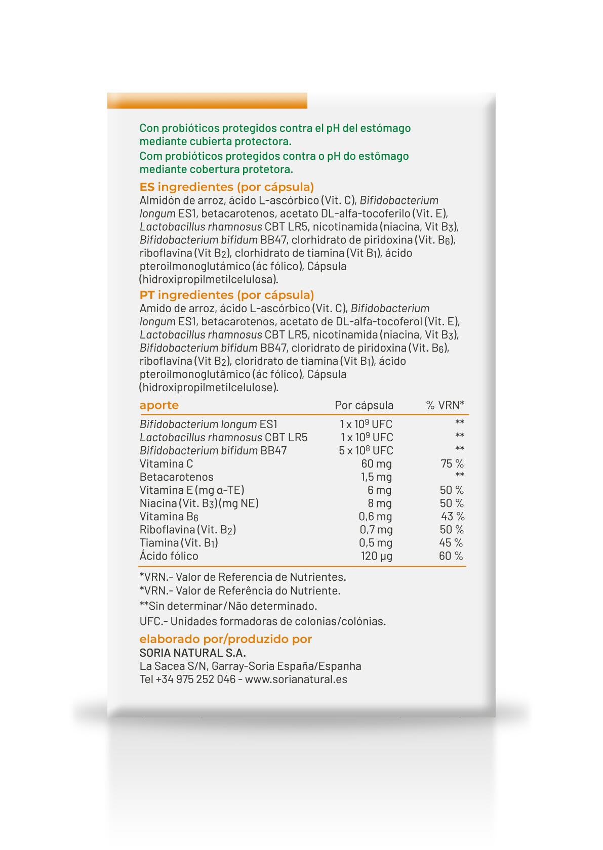 Comprimés Soria Natural Probinflam Neutre 5/5