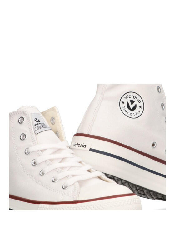 Chaussure de randonnée Baskets Femme Victoria TRIBU DOBLE BOTÍN BASKET LONA Blan 6/6