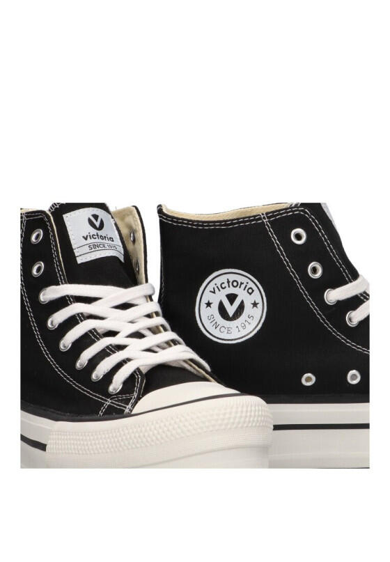 Zapatillas Deportivas Mujer Victoria Tribu doble botín basket lona
