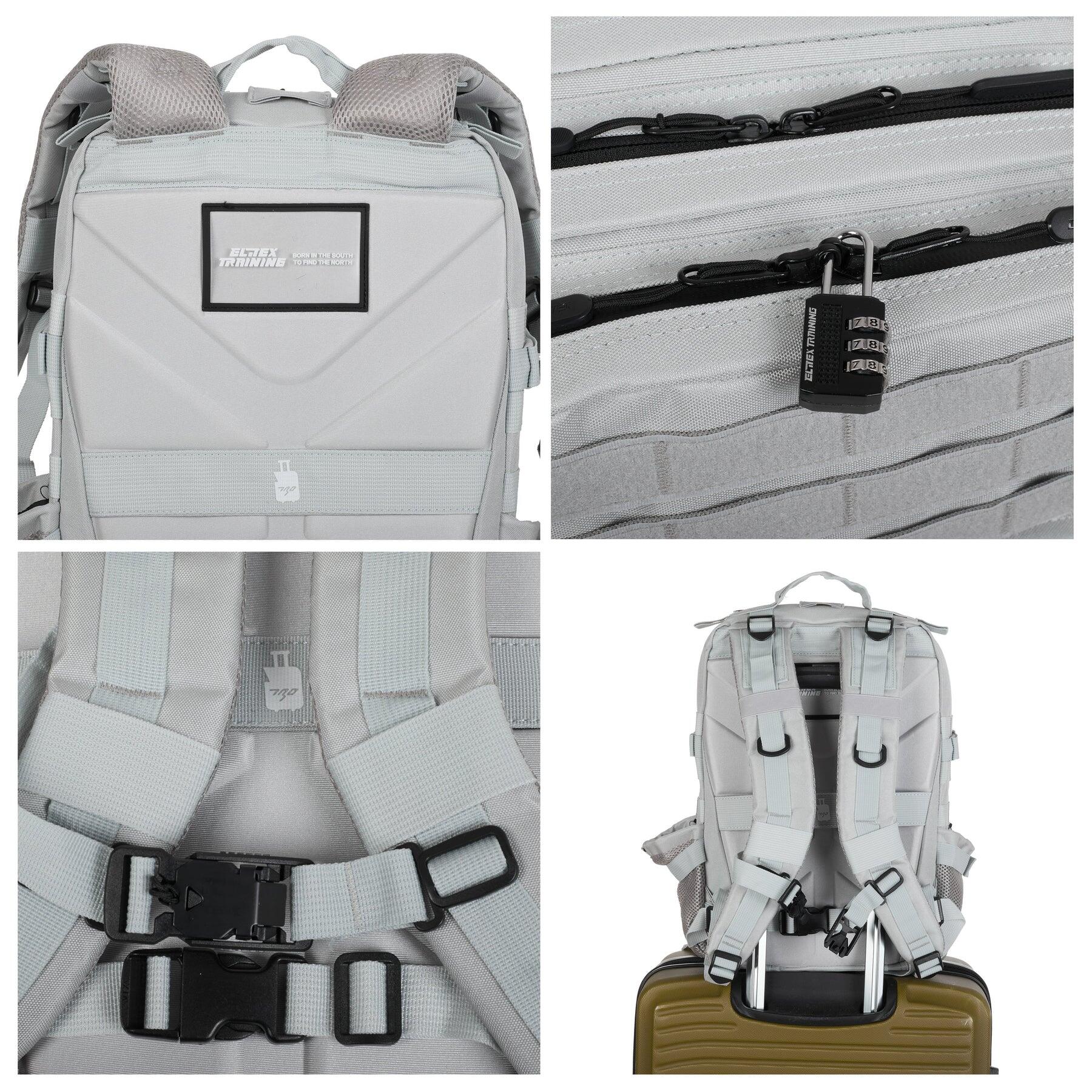 Sac à Dos Elitex Gris 25L Cabine Entraînement Imperméable 2/7