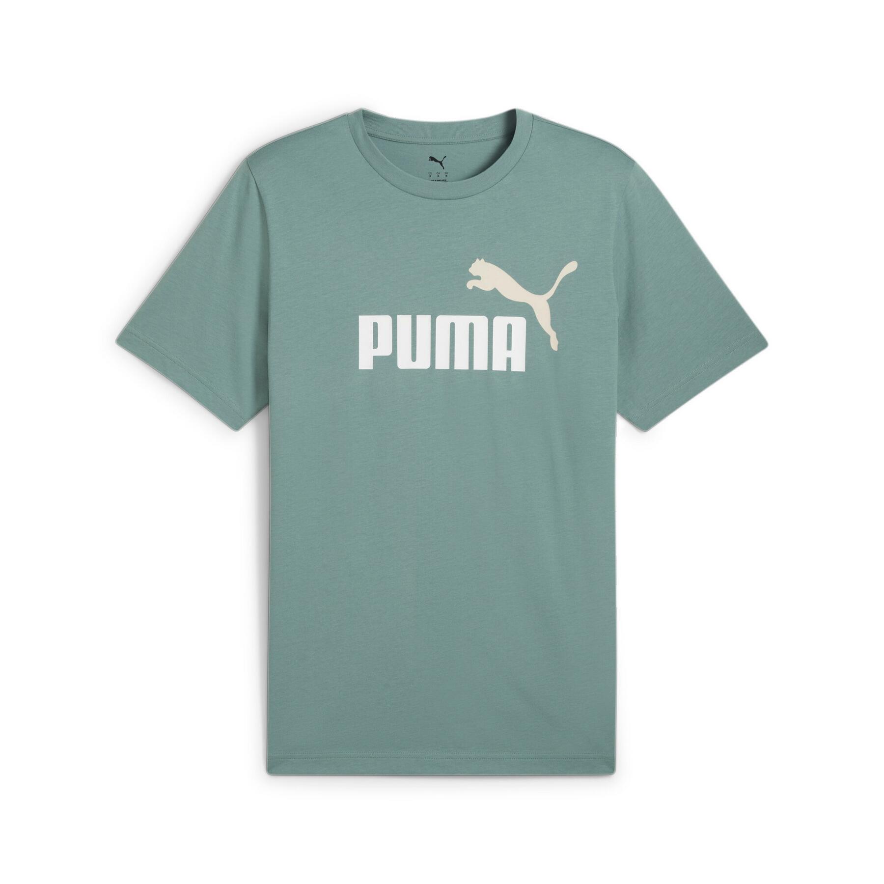 PUMA Ess No. 1 Logo Tee Magliette, Green Moon XL 1/2