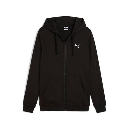 Bluza Męska Puma Z Kapturem Na Zamek Sportowa Czarna Basic