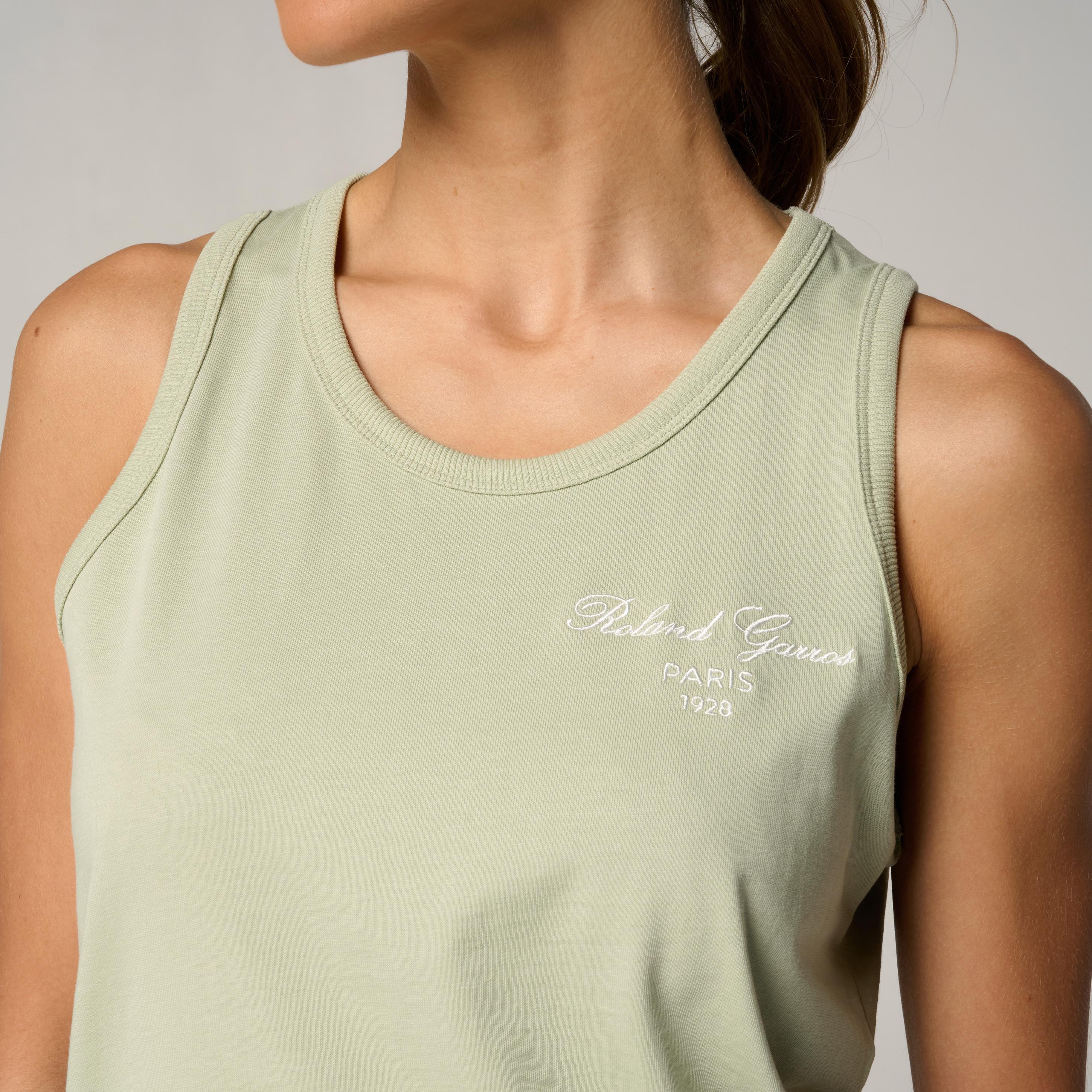 Débardeur Sporty Chic femme Roland-Garros - Vert 2/5