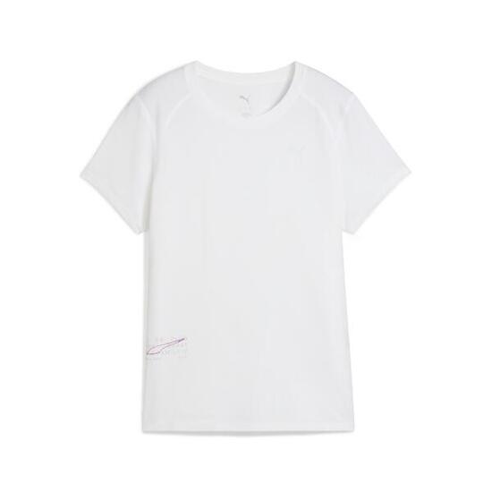 Damen-Laufshirt PUMA Run Graphic Mesh Tee puma