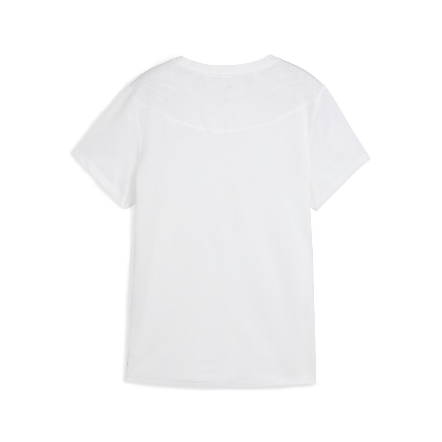 T-shirt de course pour femme PUMA Run Graphic Mesh Tee puma 2/5