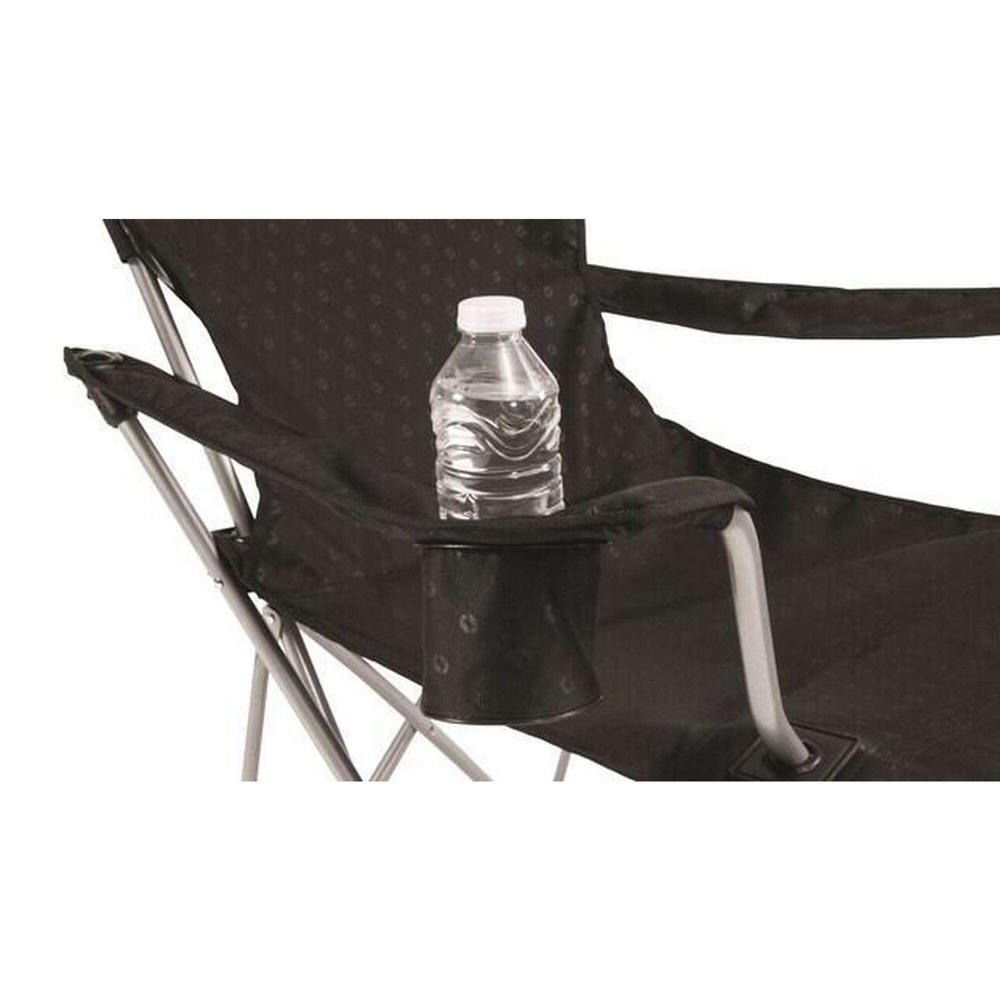 Chaise longue Outwell Catamarca Farbe noir