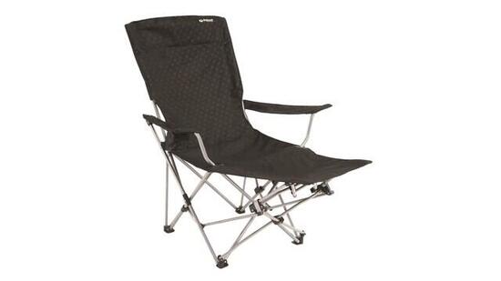 Outwell Catamarca Lounger – faltbarer Campingstuhl, schwarz