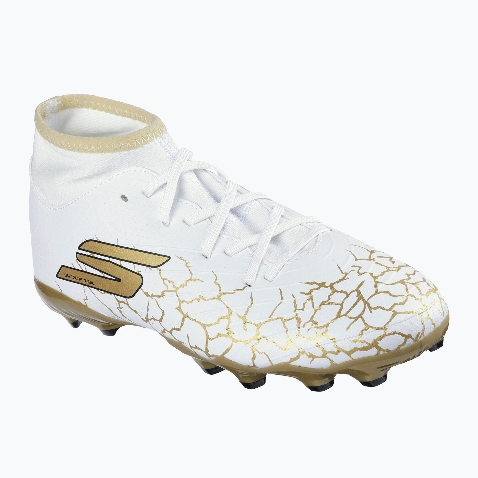 Skechers - Chaussures De Football Pour Enfants Skechers Skx 1.5 Youth High Jr Fg - Chaussures À Crampons - Blanc - 37,5 - Decathlon