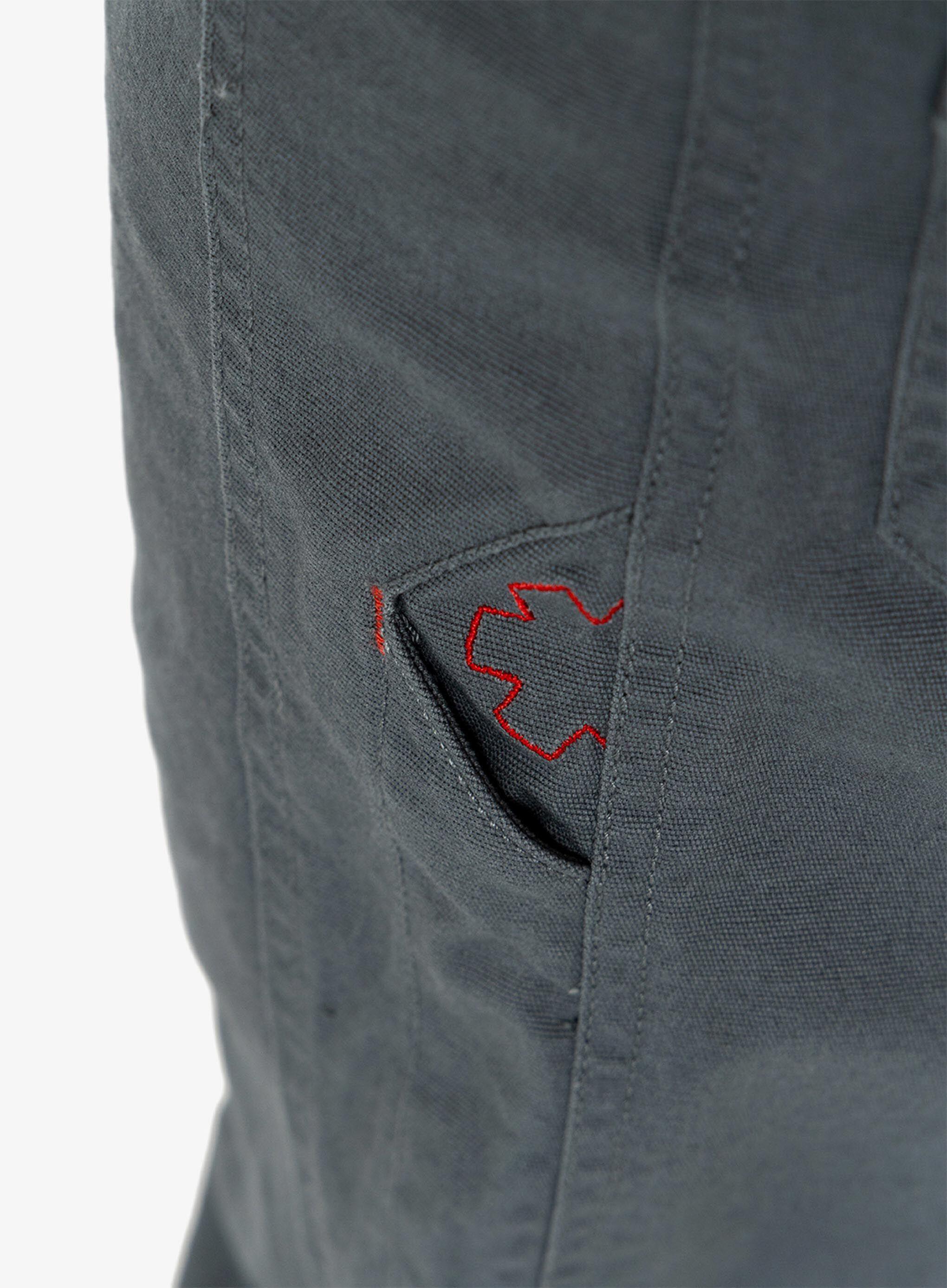 Pantalon d'escalade Ocún Honk gris 95% coton 5% élasthanne coupe ergonomique 7/7