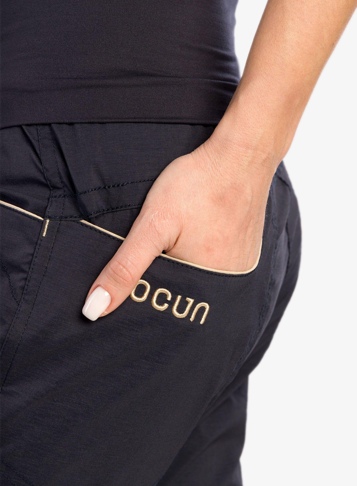 Pantalon escalade femme Ocún NOYA ECO stretch 55% recyclé ceinture élastique 5/7