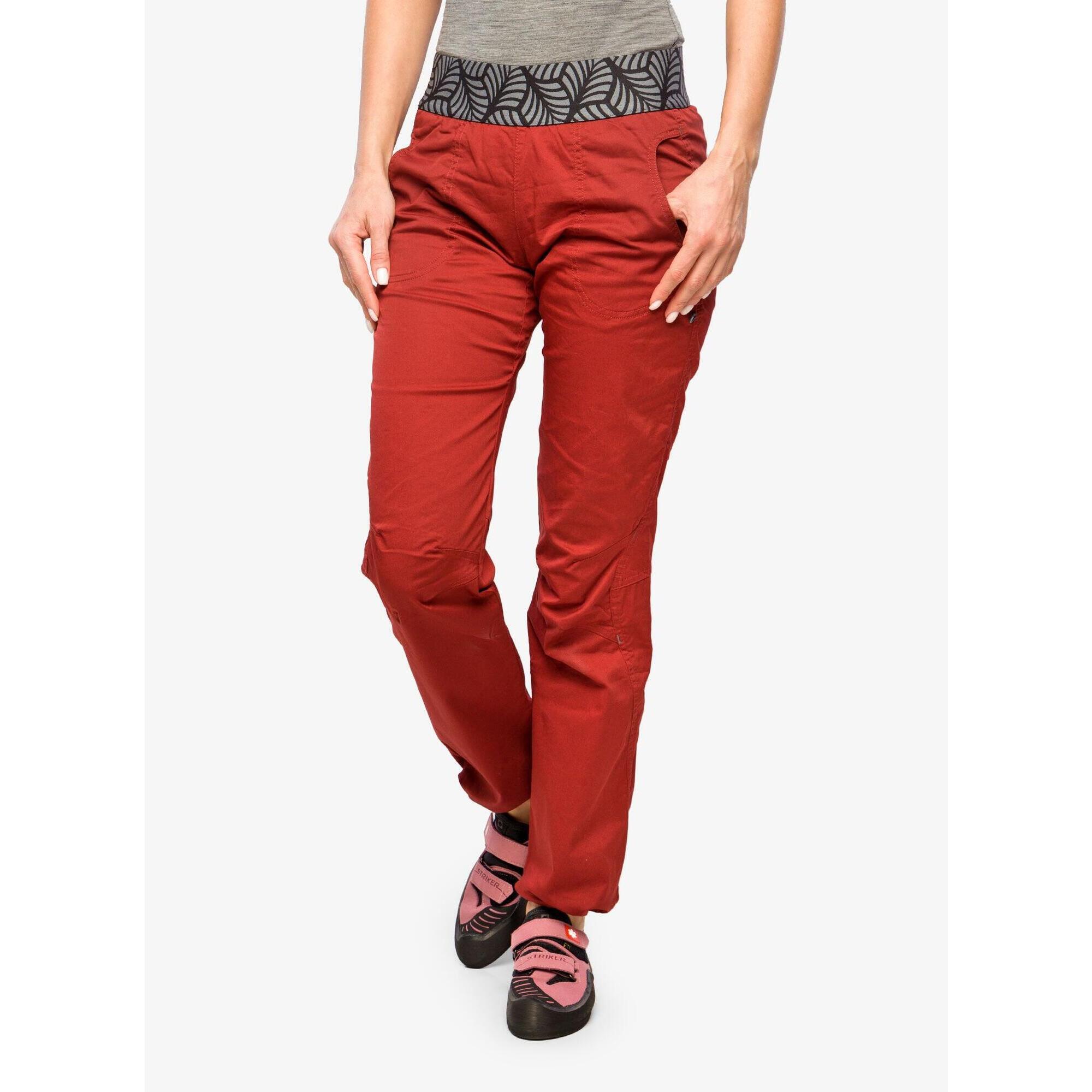 Ocun - Pantalon Escalade Ocún Pantera Organic Bio Extensible Wine Syrah - Pantalons - Rouge - Decathlon