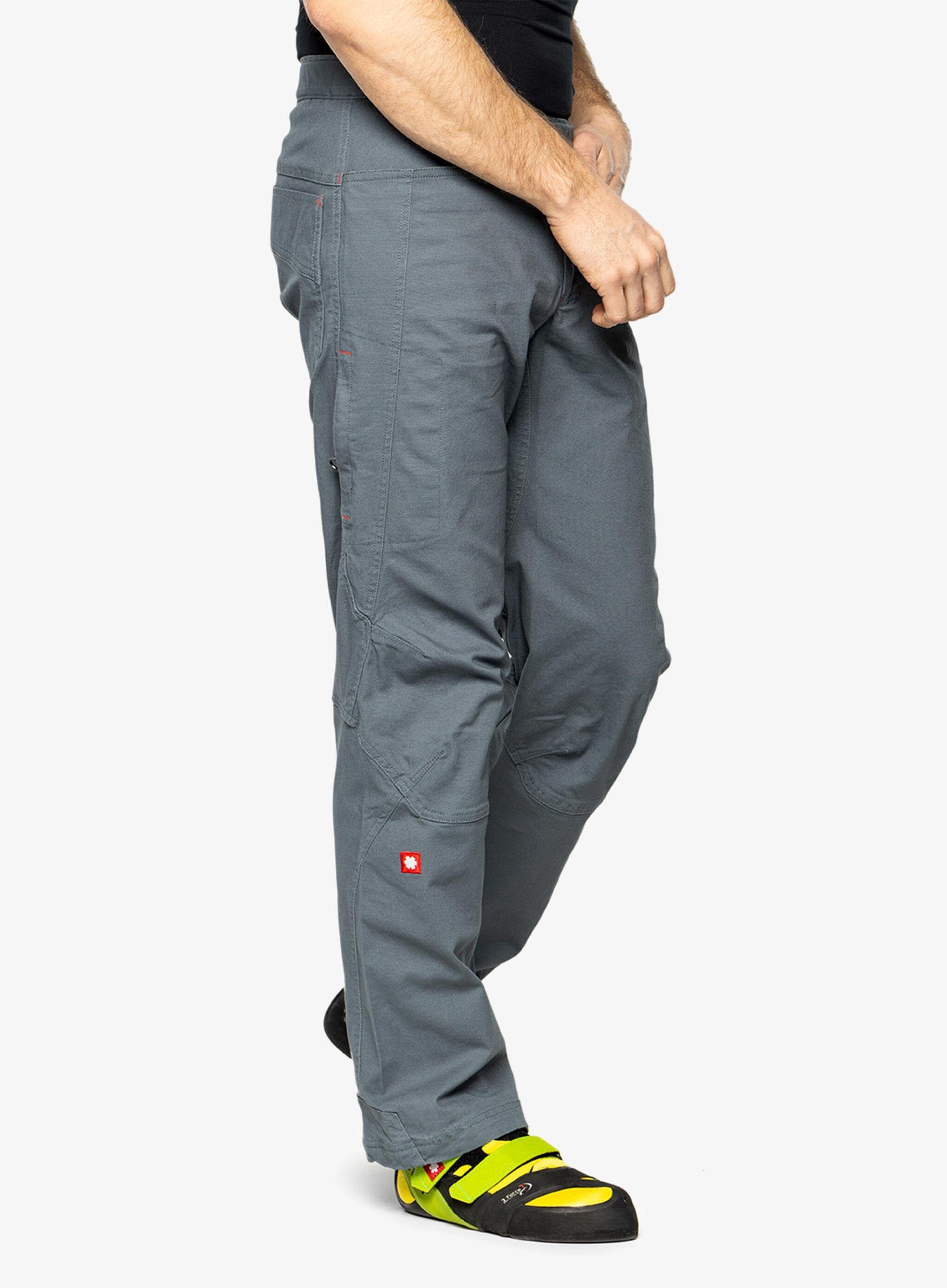 Pantalon d'escalade Ocún Honk gris 95% coton 5% élasthanne coupe ergonomique 3/7