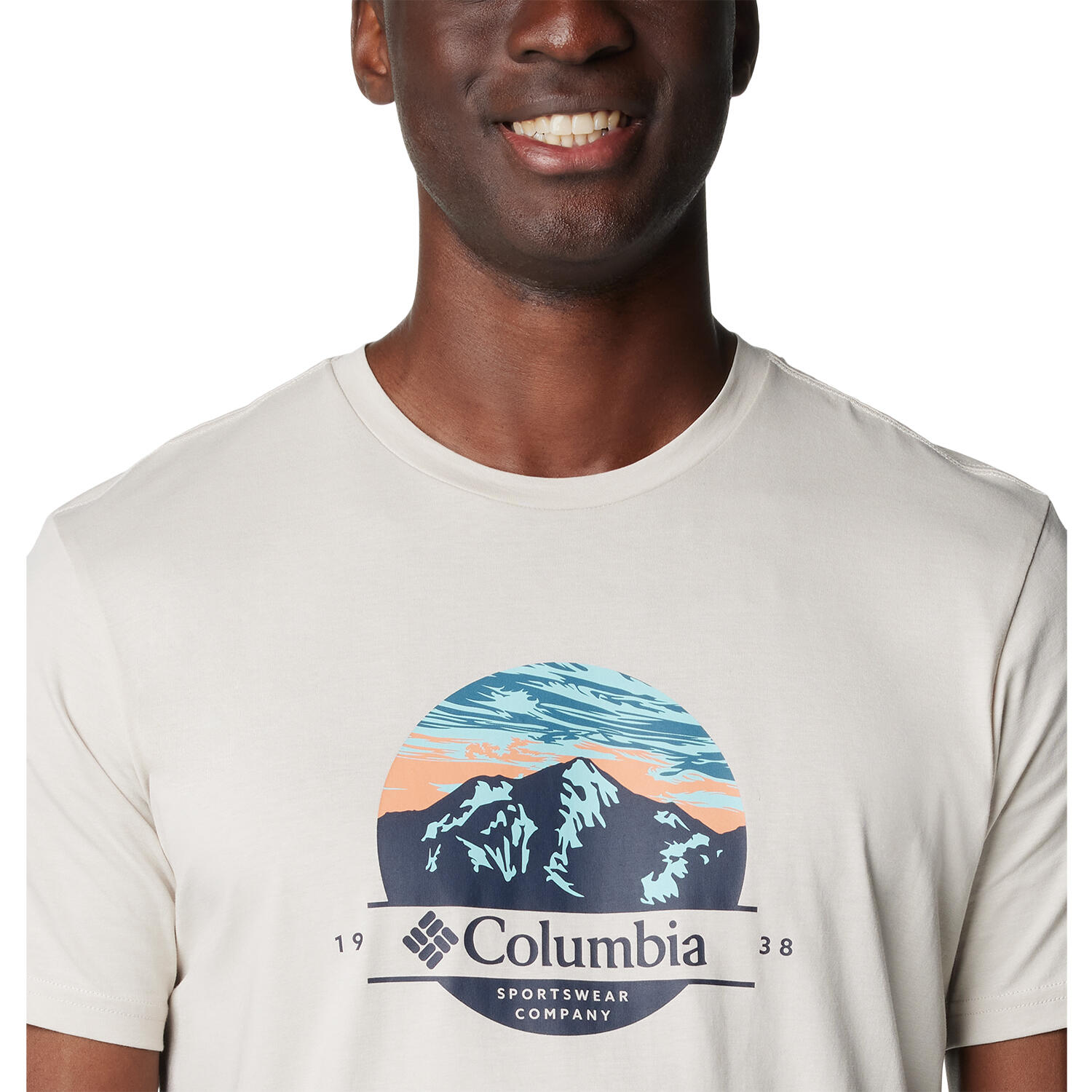 Maglia a maniche corte Columbia modello 1934814279 per uomini 5/5
