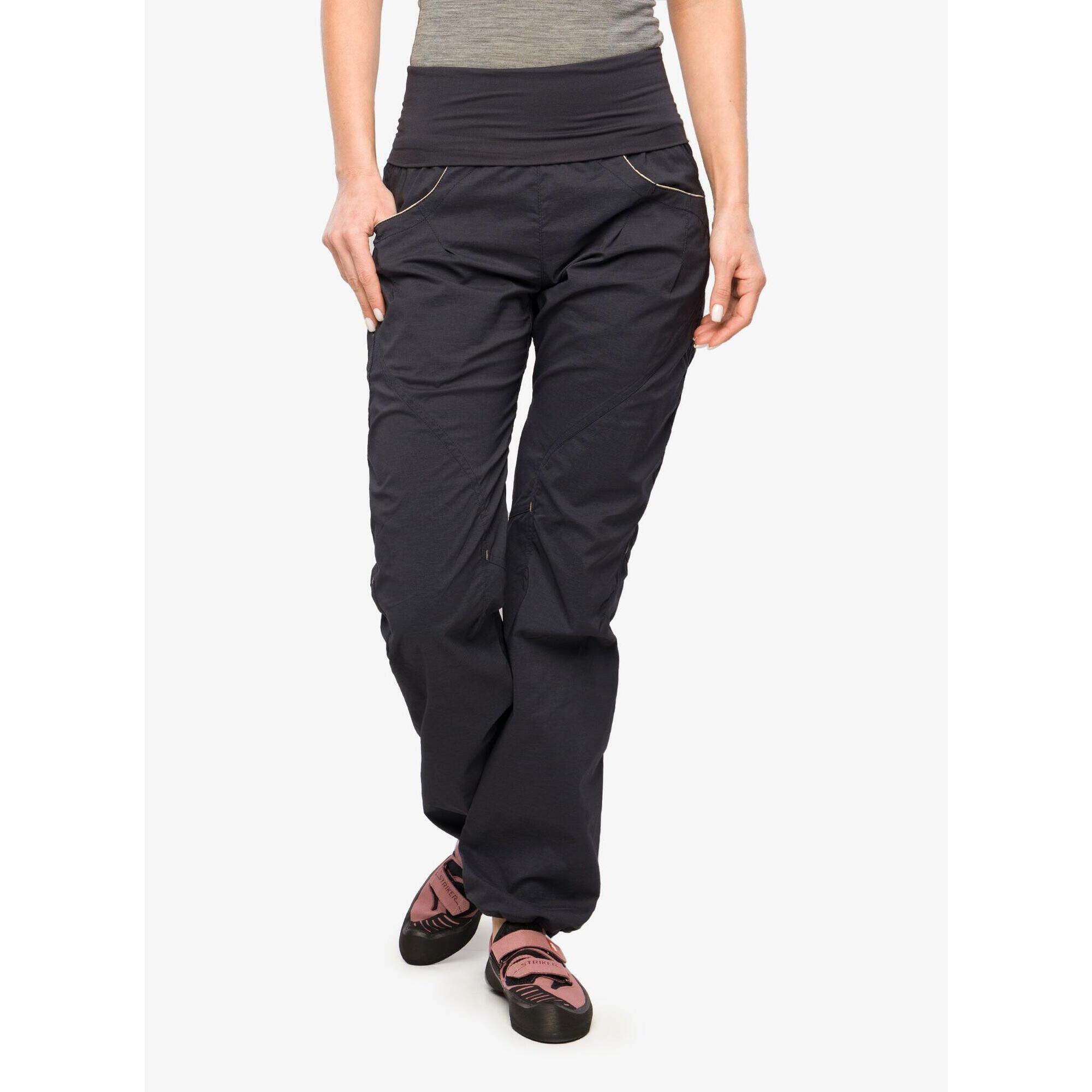 Ocun - Pantalon Escalade Femme Ocún Noya Eco Extensible 55% Recyclé Ceinture Élastique - Pantalons - Bleu - Decathlon