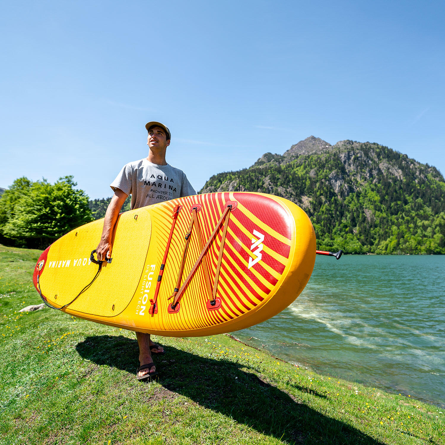 Aqua Marina Fusion 330 cm SUP Schwimmbrett BT-23FUP + PBG 6 Pumpe 4/7