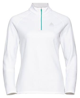 ODLO Odlo Besso Thermo-Fleece 1/2 Zip Weiß Damen