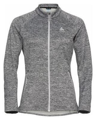 Odlo Fli Zipper Fleecejacke Grau Damen