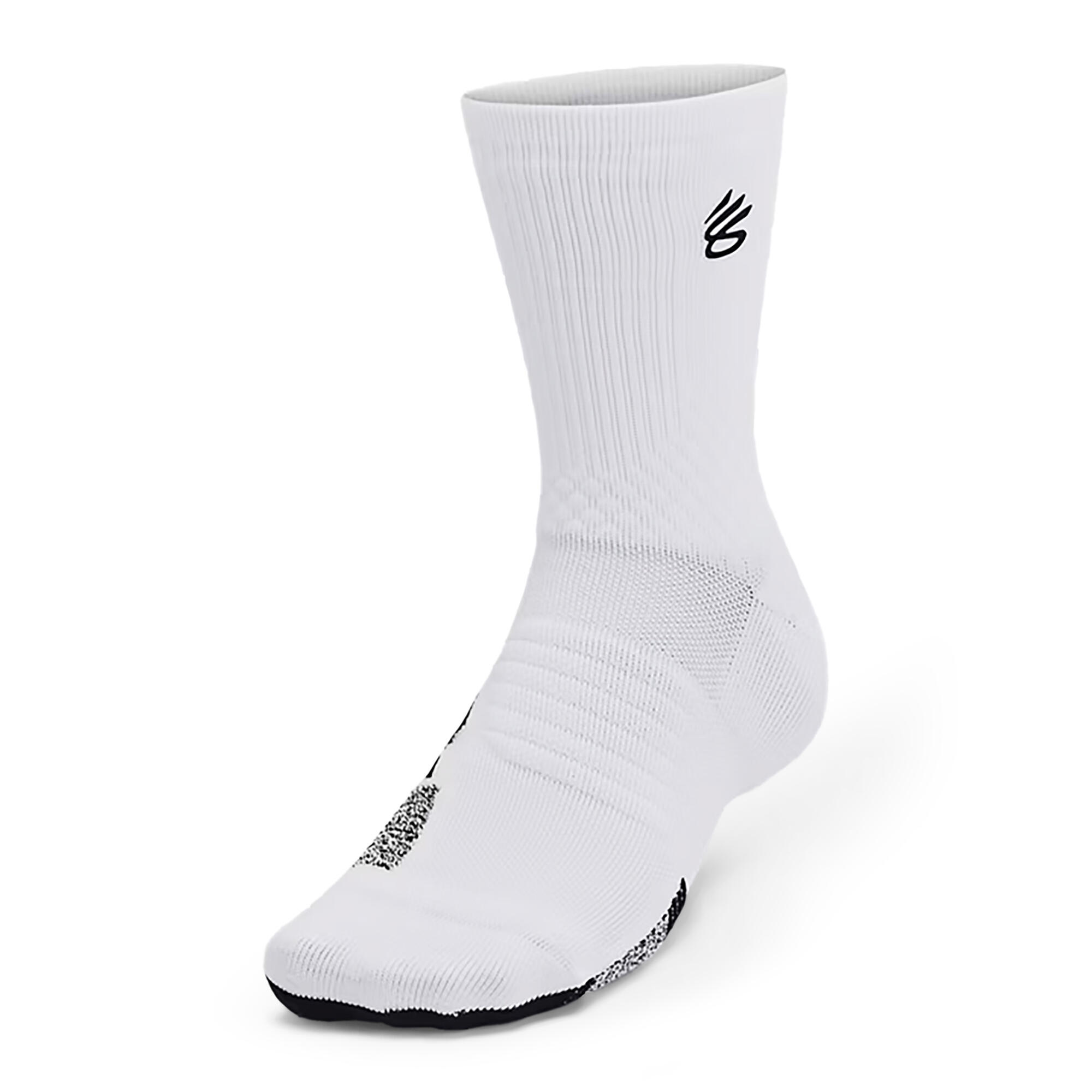 Heren Under Armour Curry AD Playmaker 1P Mid-sokken 3/3