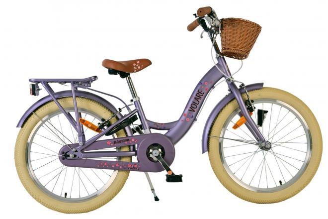 VOLARE BICYCLES Volare Blossom Mädchenfahrrad - 20 Zoll - Lila - Mit Handbremsen