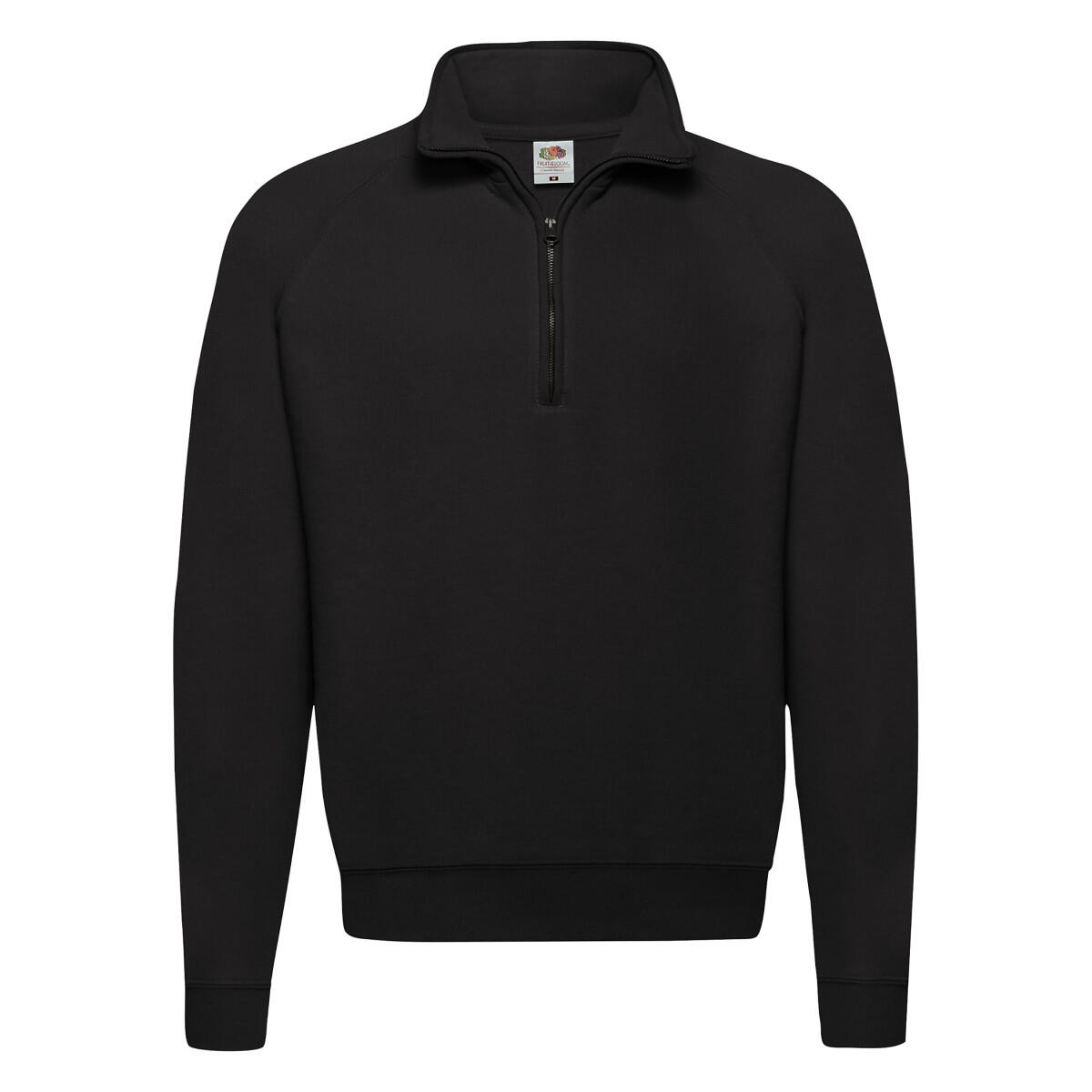 Fruit of the Loom Mens Classic 80/20 Zip Neck Sweatshirt