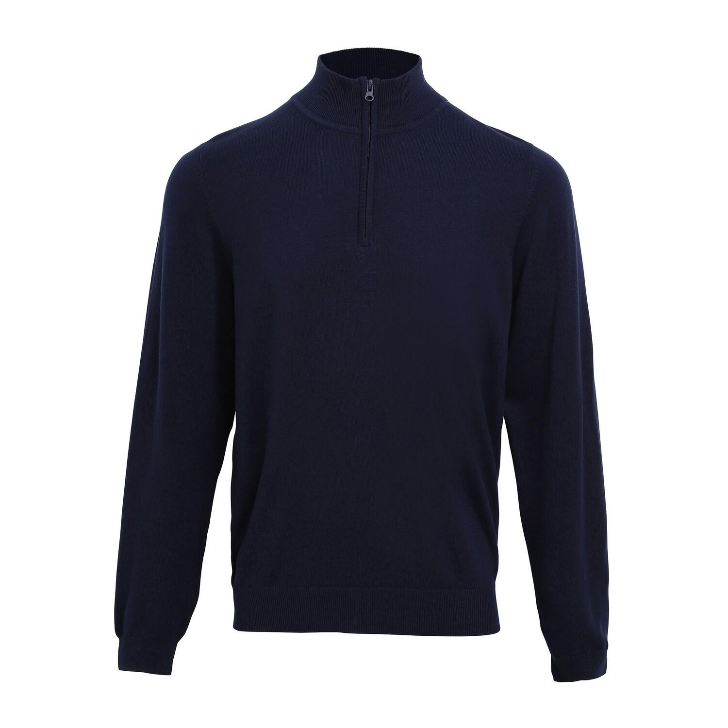Premier Mens Zip Neck Sweatshirt