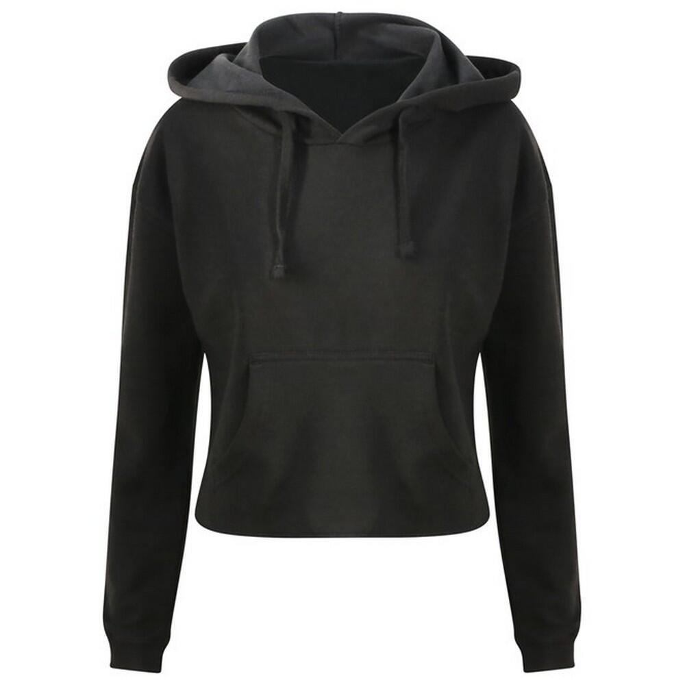 Awdis Womens/Ladies Girlie Cropped Hoodie