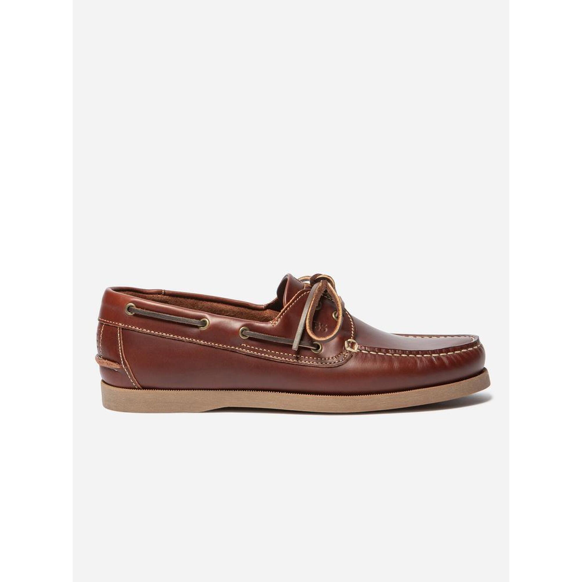 Chaussures Bateau TBS Matboat - Marron Cuir - Lacets, Semelle Synthétique - Style Décontracté Homme
