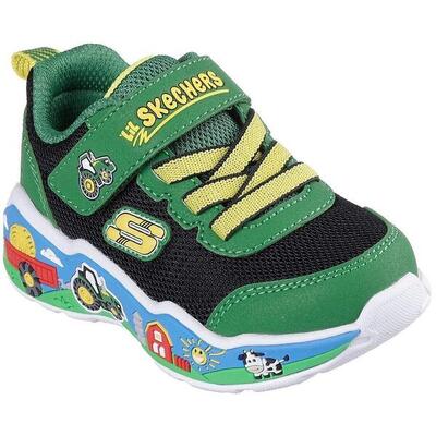Scarpe da ginnastica Skechers Play Scene-barn-squa. Verde. Bambini